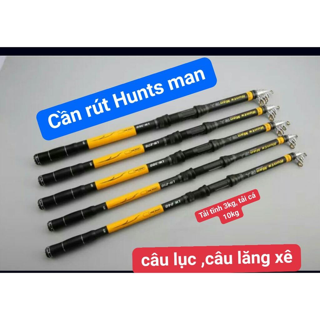 Cần rút huntman vơi máy yomoshi.cần rút.cần câu huntman.cần câu bạo lực