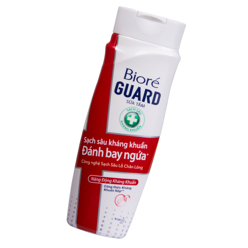 Sữa Tắm Sạch Sâu Kháng Khuẩn Năng Động Kháng Khuẩn Biore Guard 220g