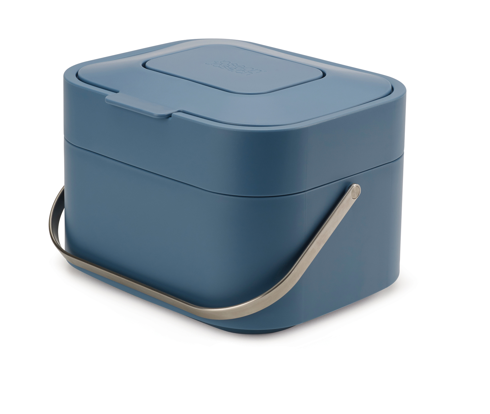 Joseph Joseph - Thùng đựng rác hữu cơ mini cao cấp Stack 4L Food Waste Caddy Editions Blue 003215