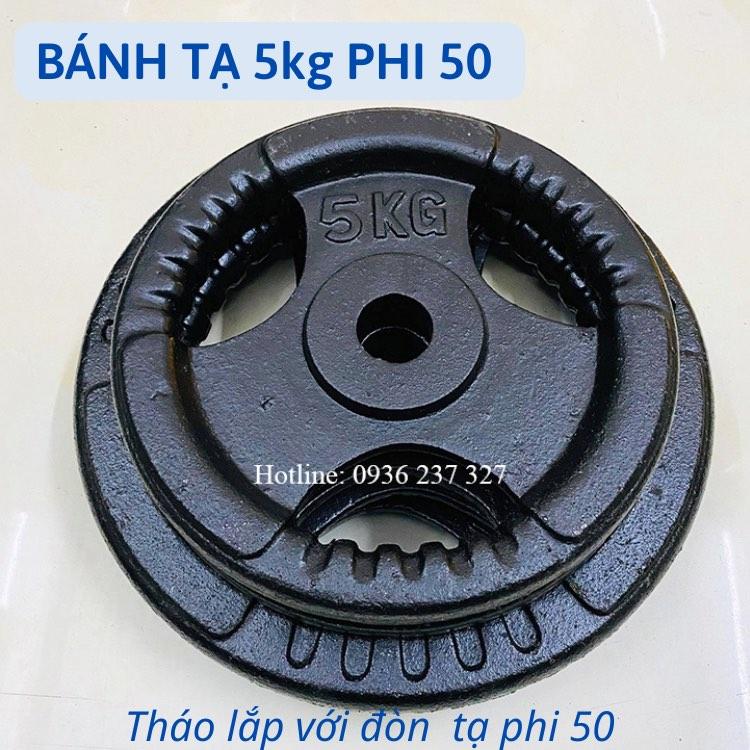 Bánh Tạ Gang 2Kg Phi 50/ Tạ Miếng 2kg