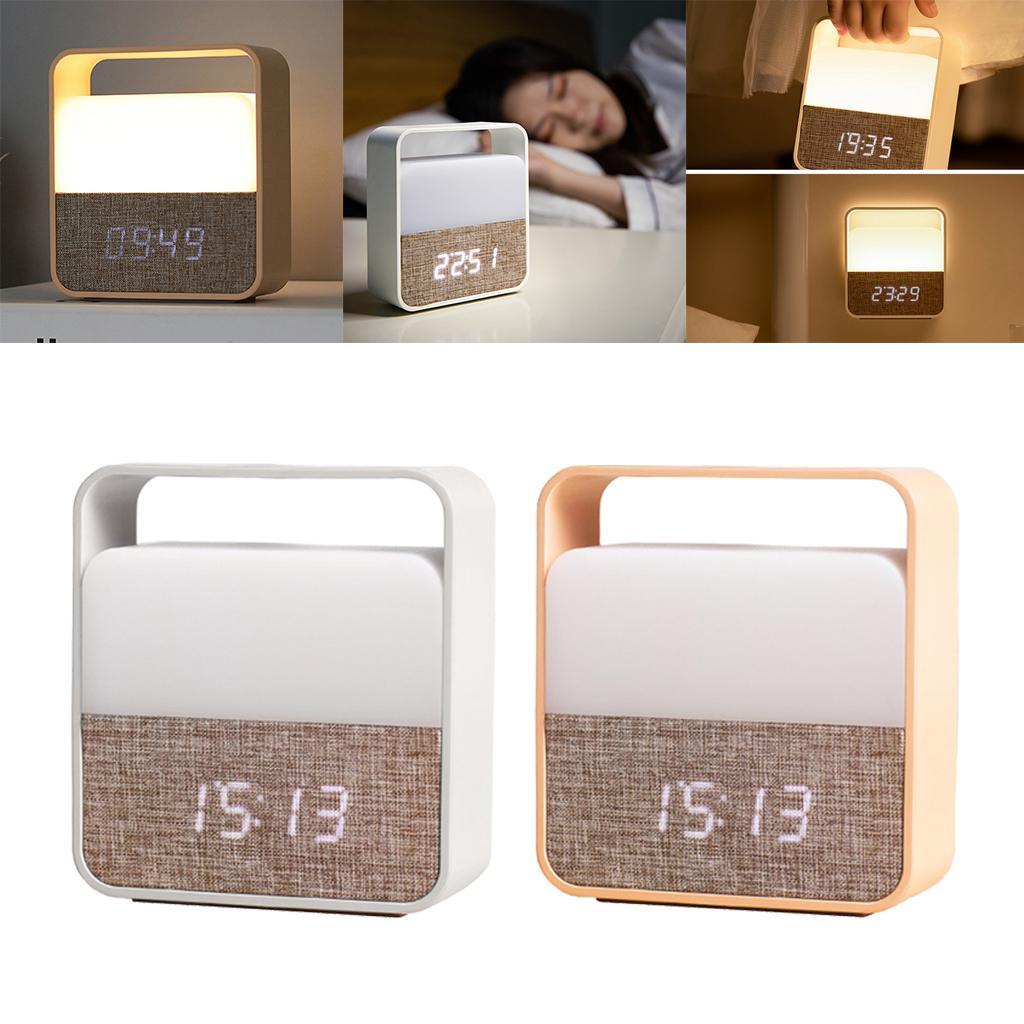 Digital Alarm Clock Snooze Function LCD Display Clock Home Decor