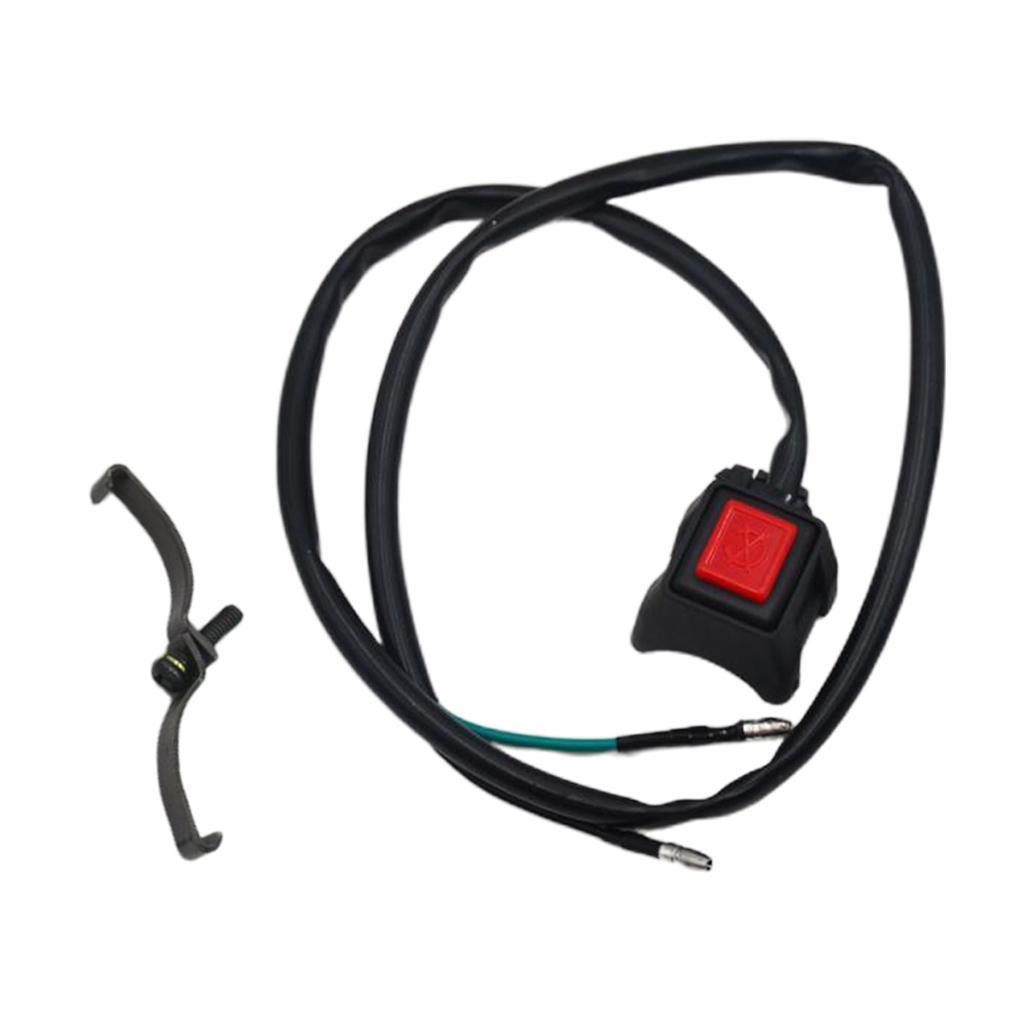 7/8'' Motorcycle Handlebar Scooter ATV Dirt Bike Kill Stop ON -OFF Button Switch
