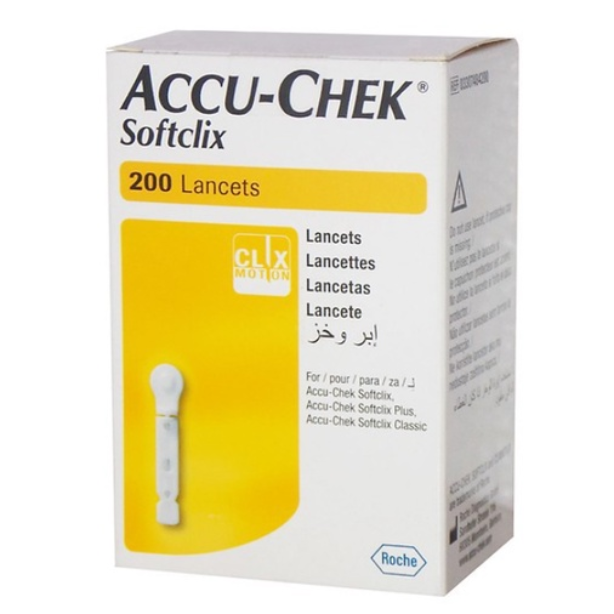 Hộp 25/200 Kim Lấy Máu Accu-Chek SoftClix Chính Hãng Roche, Dùng Cho Máy Accu-Chek Active &amp; Instant