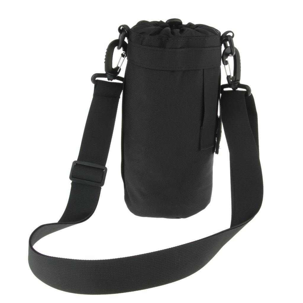 1.5L Water Bottle Holder Carrier Pouch Sleeve Bag Camping Hiking Black