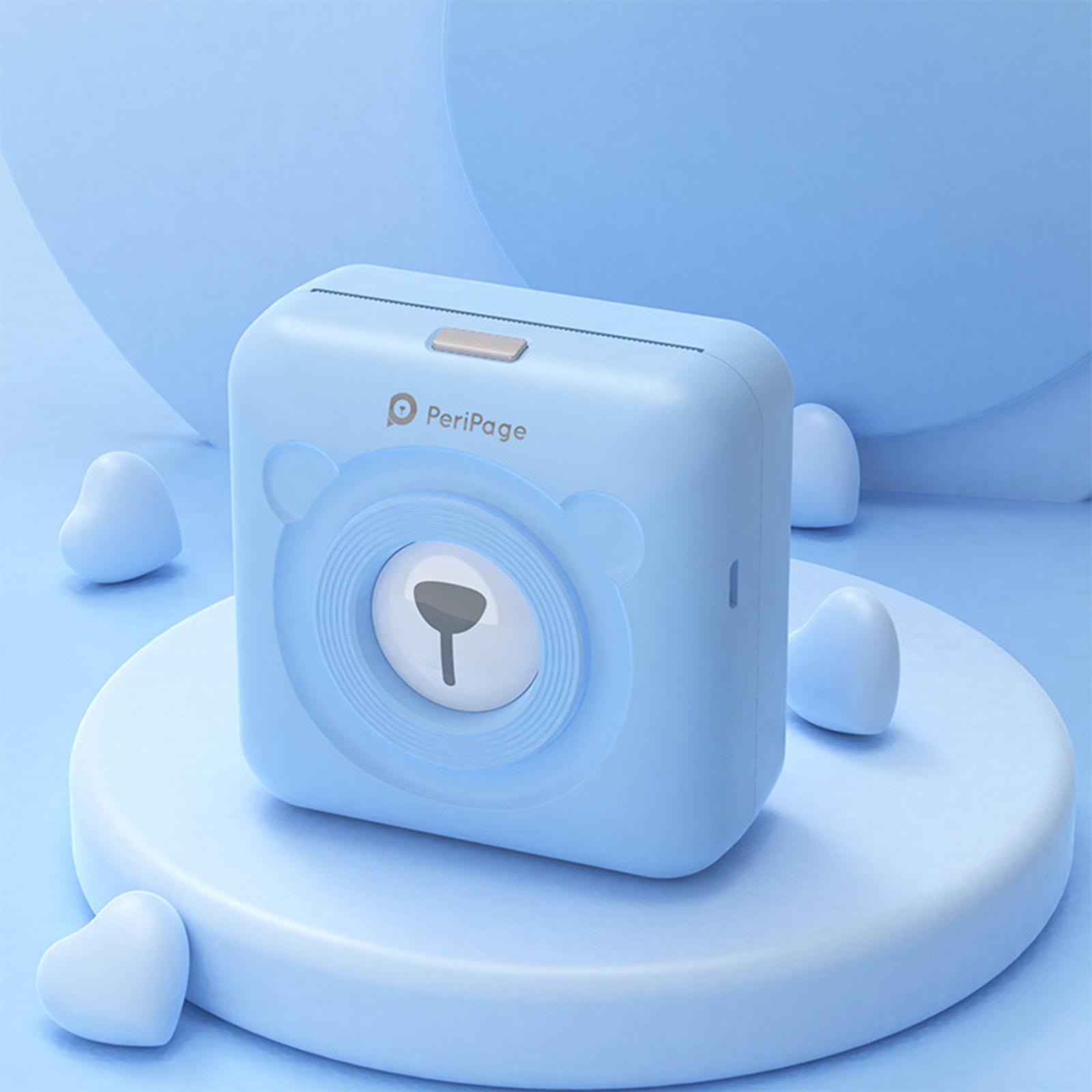 Pocket Printer- Mini Bluetooth Wireless Portable Mobile Printer Thermal Printer Compatible with iOS + Android for Learning Assistance, Notes, Journal