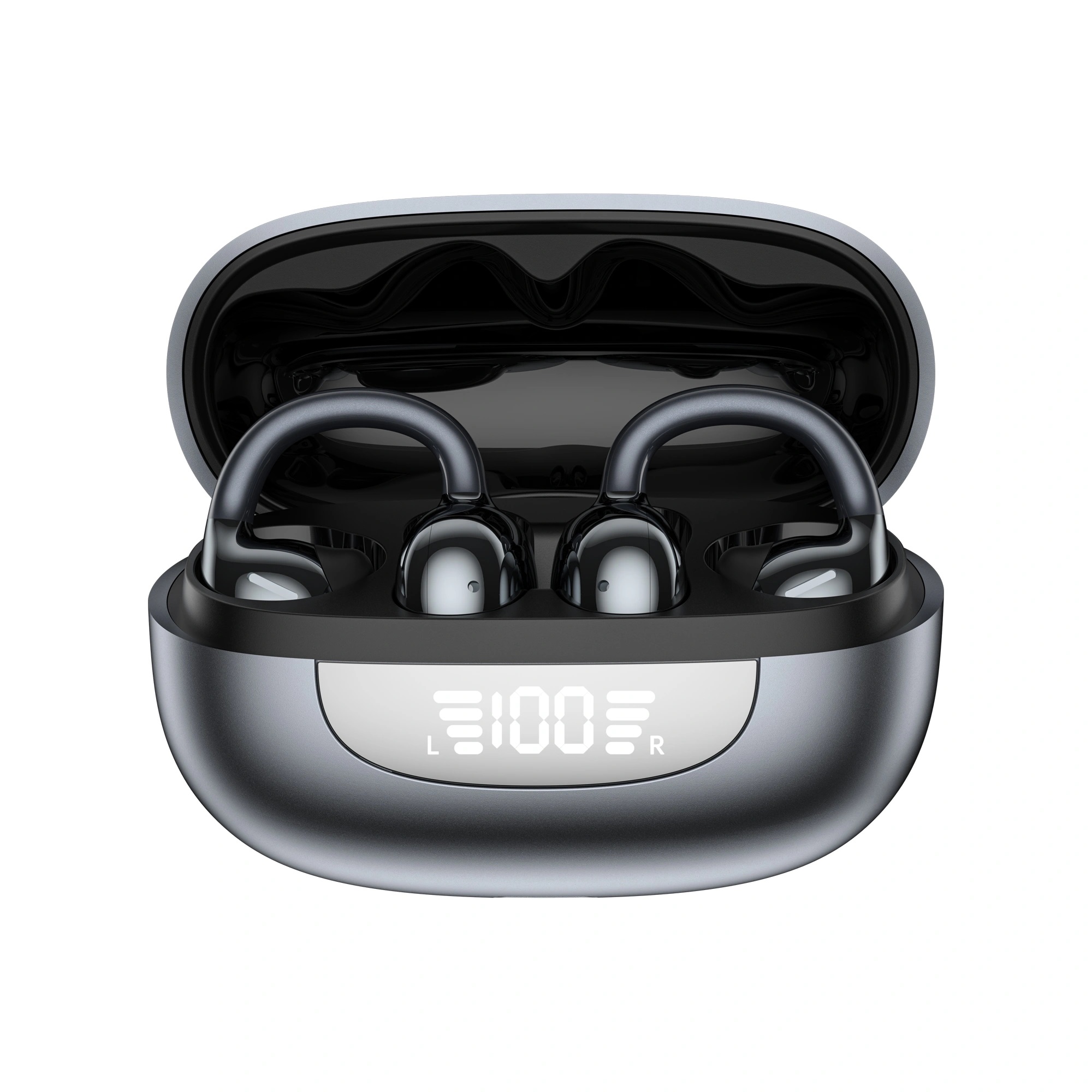 Tai nghe không dây Open-Ear RhythmAir ENC Pro bluetooth 6.0 WIWU OpenBuds O301 - Âm Thanh 360° Driver 11mm - 4 Mic ENC - Pin 56 Giờ - Chống Lọt Âm DS3.0 - Chống Nước IPX5 - Hàng nhập khẩu