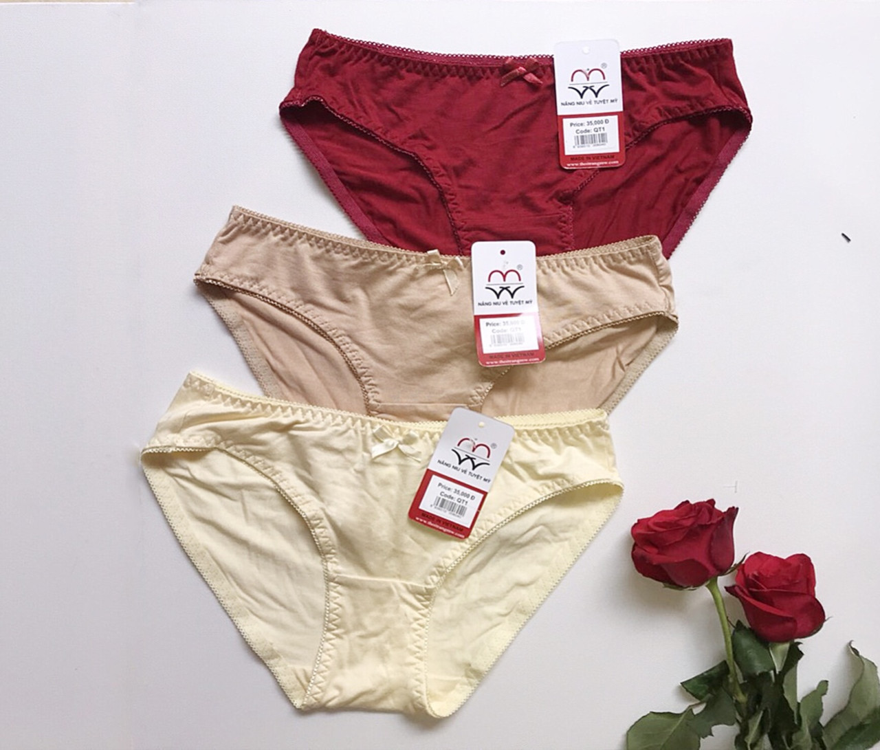 COMBO 5 QUẦN MW COTTON TRƠN -SIZE XL