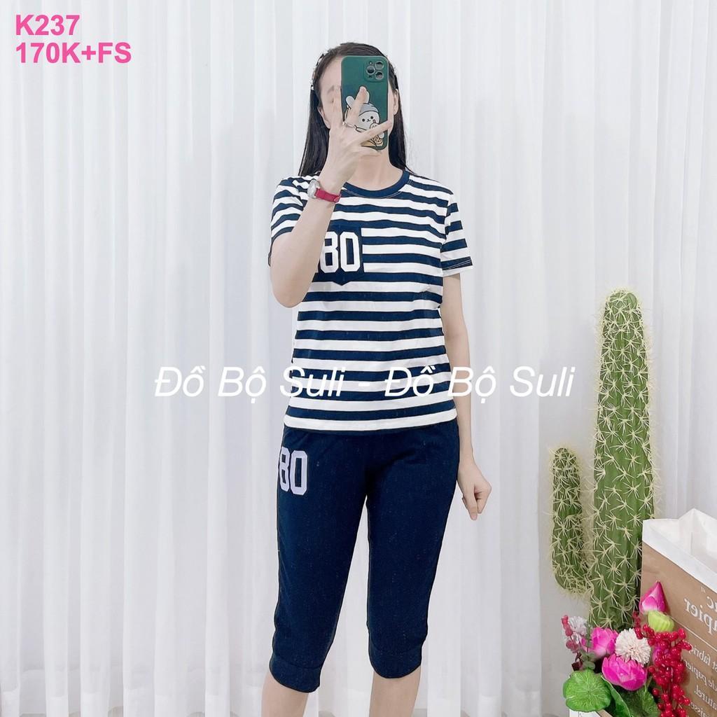 Đồ Mặc Nhà Lỡ Thun Cotton sọc ngang - Bền, Đẹp, Năng Động, Chất liệu cao cấp