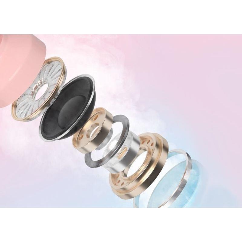Tai nghe có dây TEKKIN WL07 Bass Có Mic Khử Tiếng Ồn HiFi PC Máy Tính - hàng chính hãng - Hồng