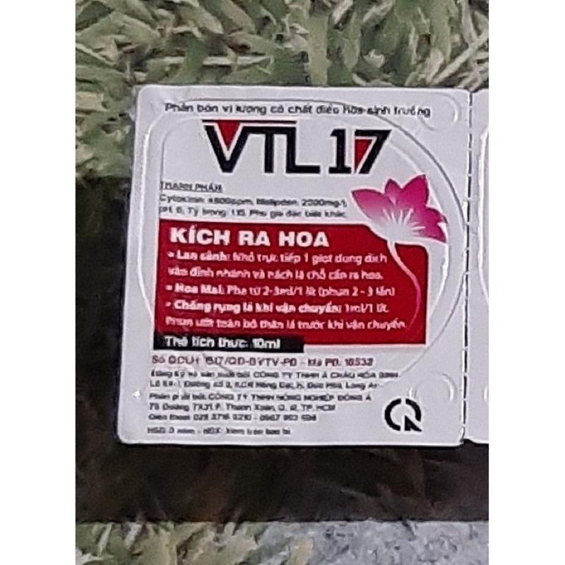 Phân bón vi lượng có chất điều hòa sinh trưởng VTL17 kích ra hoa trực tiếp trên đầu ngọn