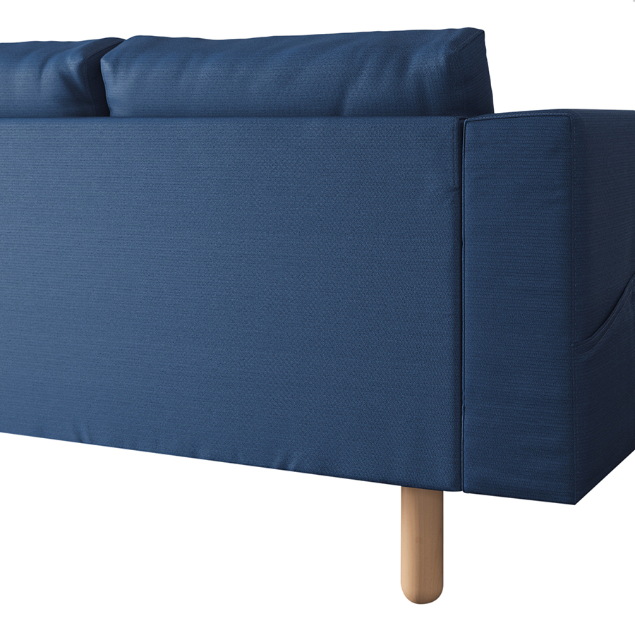 Ghế Sofa Góc Norsborg KOZOKA - Xanh Đậm