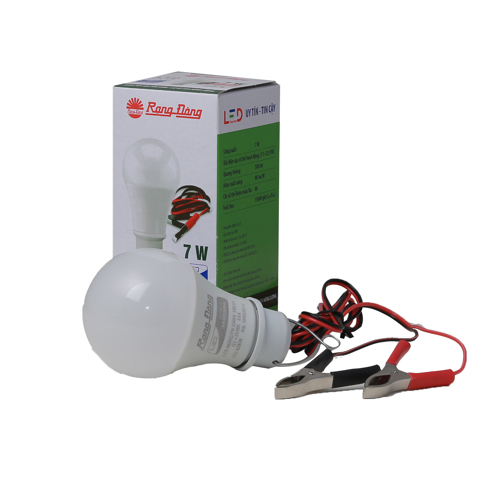 Bóng đèn LED A60N1 12-24VDC/7W 6500K SS