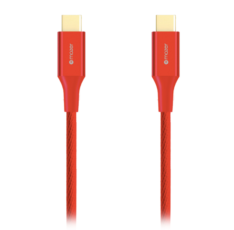 Dây Cáp Mazer ALU.DURA.TEK USB-C to C Cable 3.1A (1.2m) - Hàng Chính Hãng