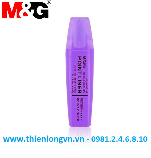 Combo 5 cây Bút dấu dòng M&G - AHM21572 màu tím
