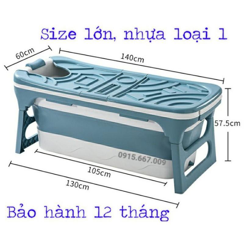 Chậu tắm gấp gọn size Đại, hàng loại 1 dài 140cm