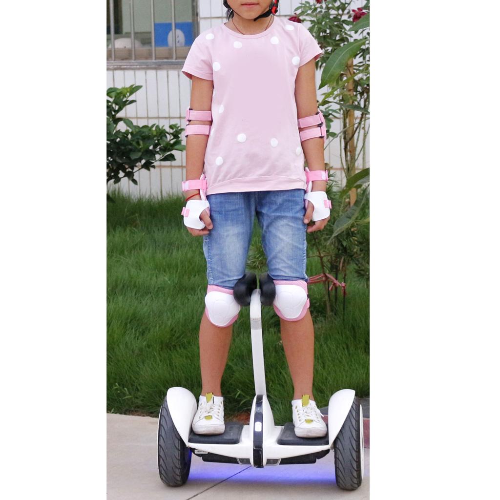 6 Pcs Kid Child Roller Skating Bicycle Bike Knee Wrist Elbow Pad Sets - 6 colors to choose