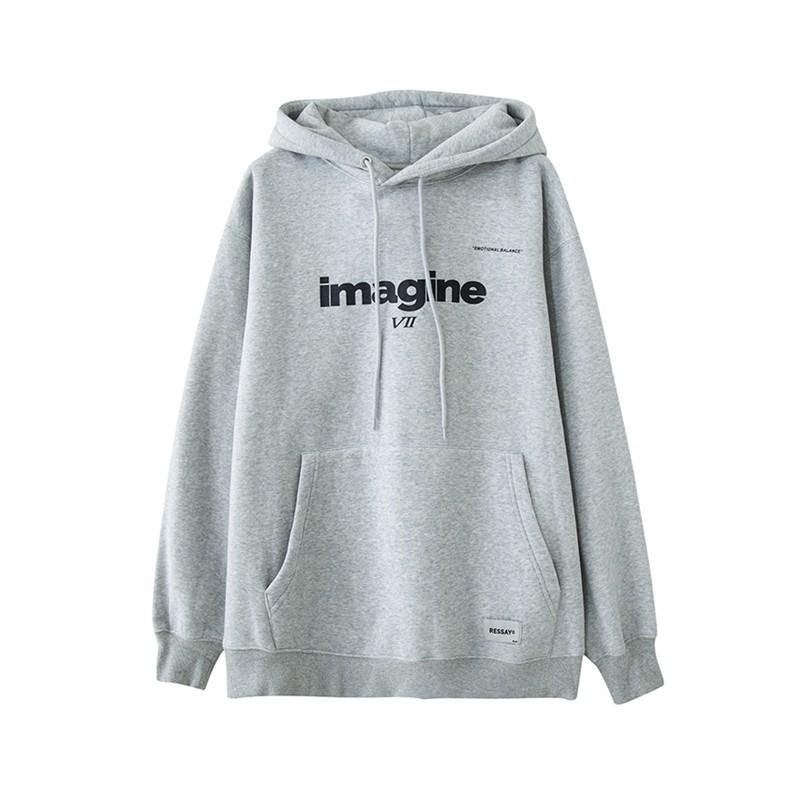 Áo hoodie Nỉ Bông IMAGANE Unisex nam nữ oversize form rộng ZOZO