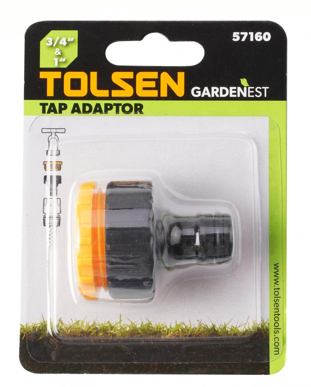 KHỚP NỐI ỐNG NƯỚC 1/2&quot;+ 3/4&quot; TOLSEN 57111, 57160  - HÀNH CHÍNH HÃNG
