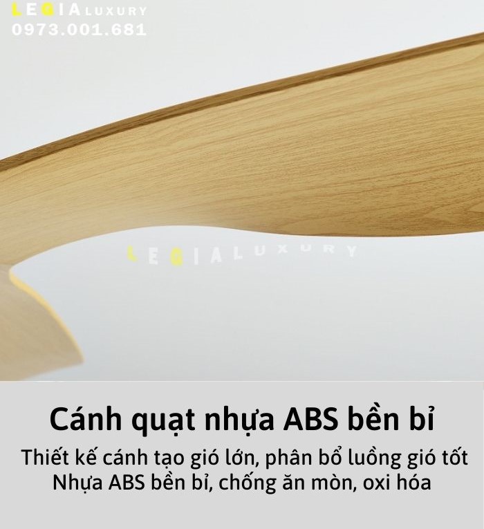 Quạt trần thiết kế hiện đại Lê Gia LGFAN742 | Quạt trần thiết kế sang trọng | Quạt trần giá rẻ cho chung cư văn phòng {Hàng Chính Hãng}