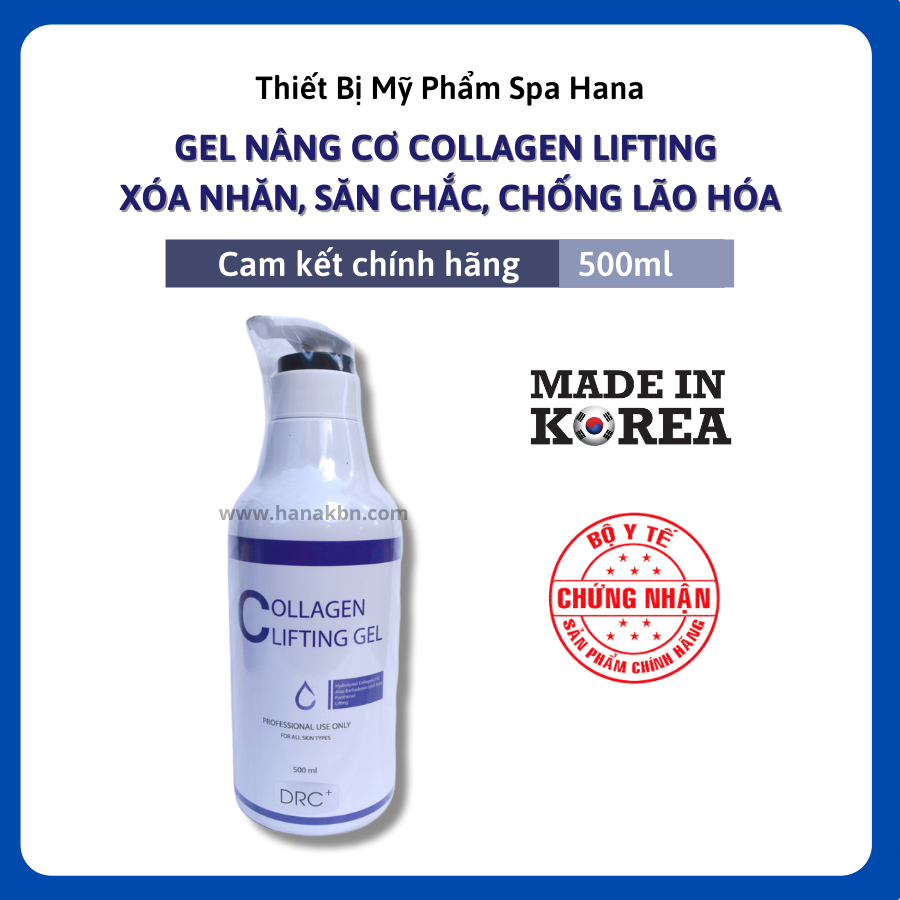 Gel Collagen Lifting - Nâng Cơ, Xóa Nhăn, Chống Lão Hóa Dành Cho Da Mặt - 500ml