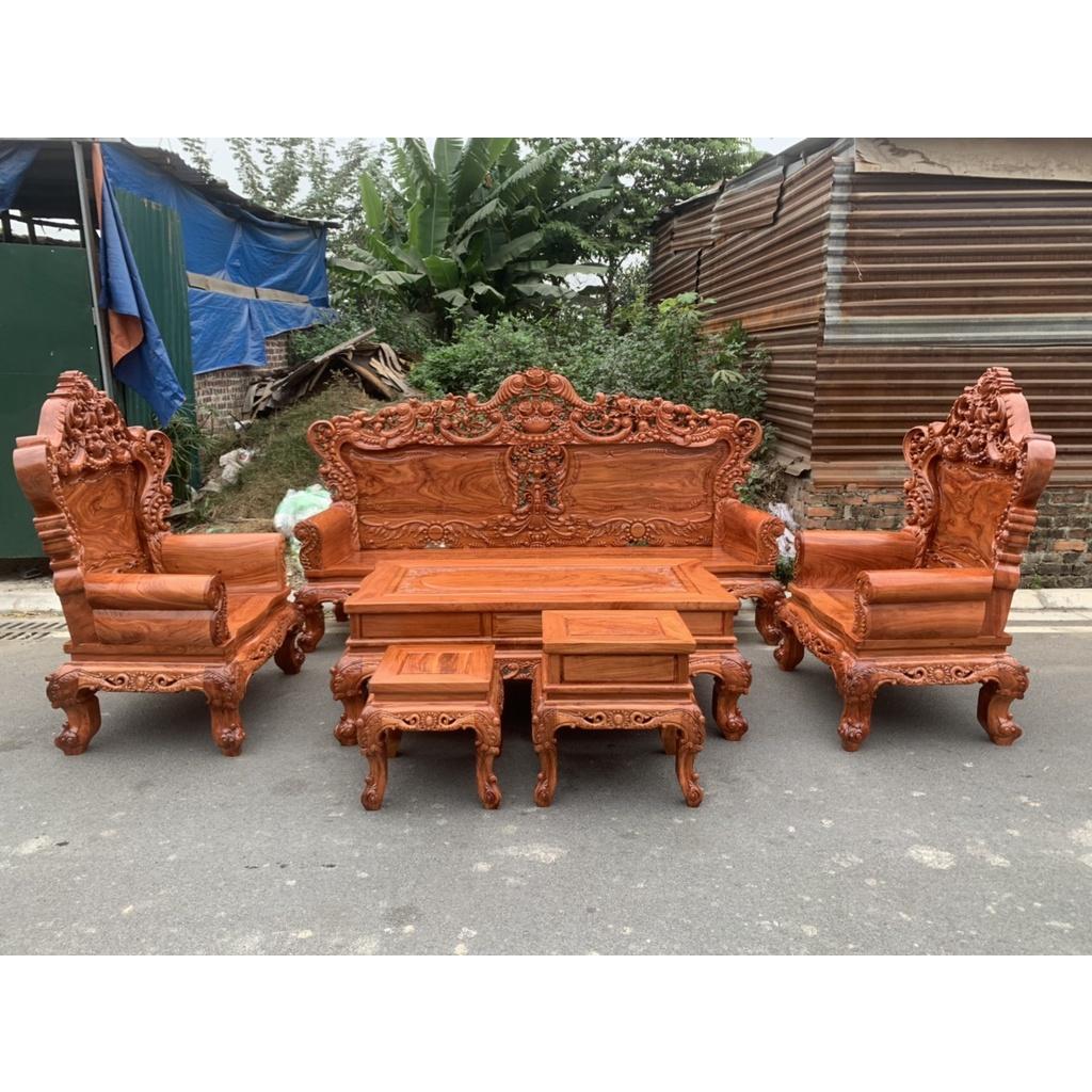 Bàn ghế Hoàng Gia gỗ gõ đỏ