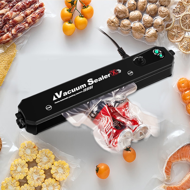 Máy hút chân không thực phẩm Vacuum Sealer DZ 20A dùng cho gia đình, hút khỏe, hết khí- Tặng 10 túi hút.