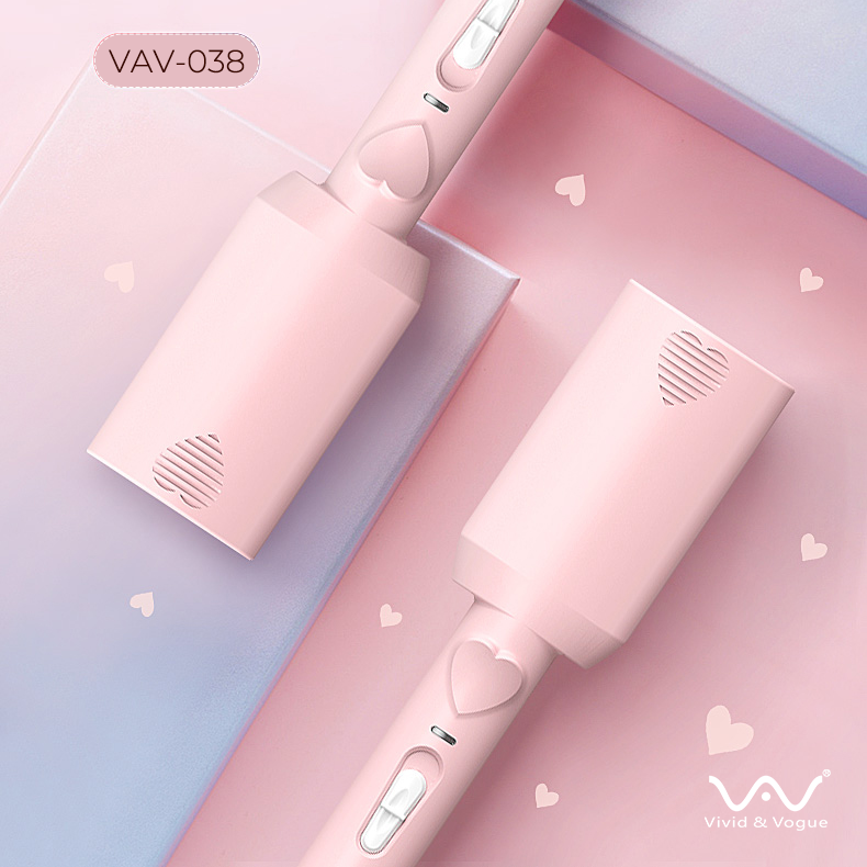 Máy dập tóc sóng nước Vivid&Vogue VAV038, máy dập xoăn sóng nước hippie size 7mm-Hàng Chính Hãng