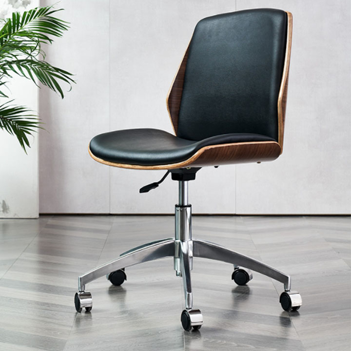 Ghế Giám Đốc Văn Phòng Xoay 360 Độ Bọc Da Lưng Ốp Gỗ Sang Trọng - Ghế Lãnh Đạo Cao Cấp sang trọng GHP031 Giao màu ngẫu nhiên