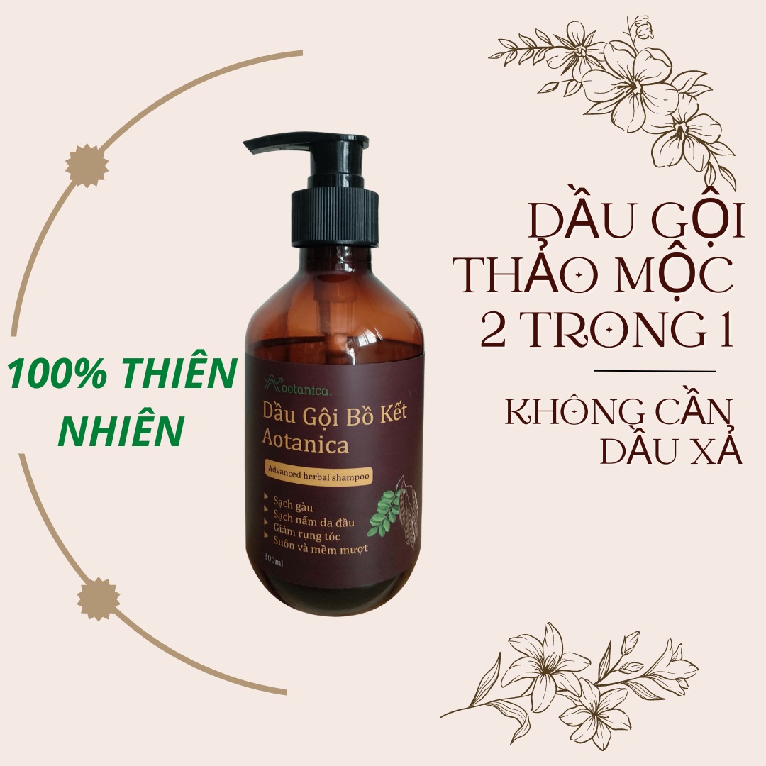 Dầu gội thảo mộc bồ kết Aotanica 300ml