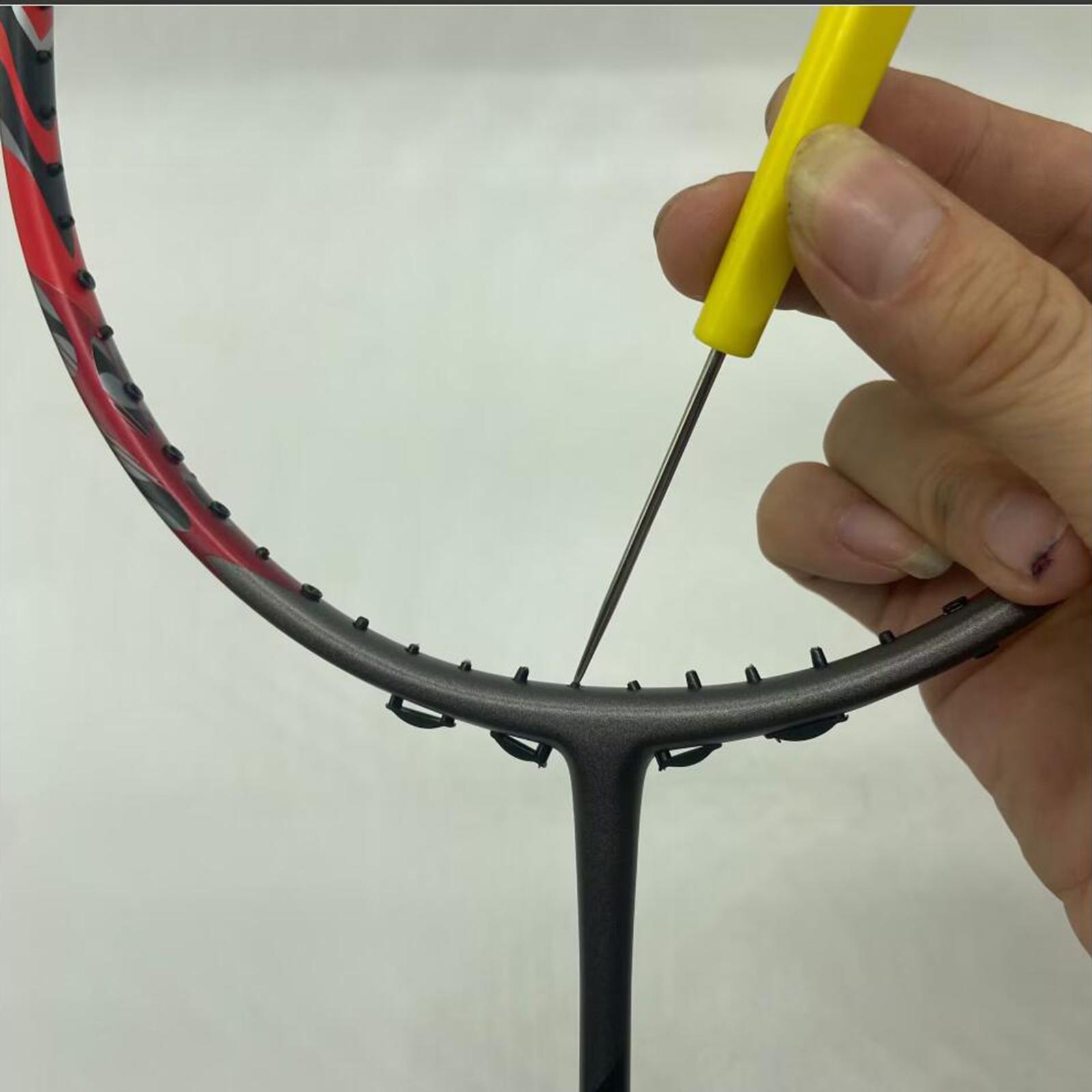 Straight Awl Sports Tennis Racket Stringing Tool Multipurpose Sturdy Durable Badminton Accessories String Guiding Tool Racquet Stringing Awl