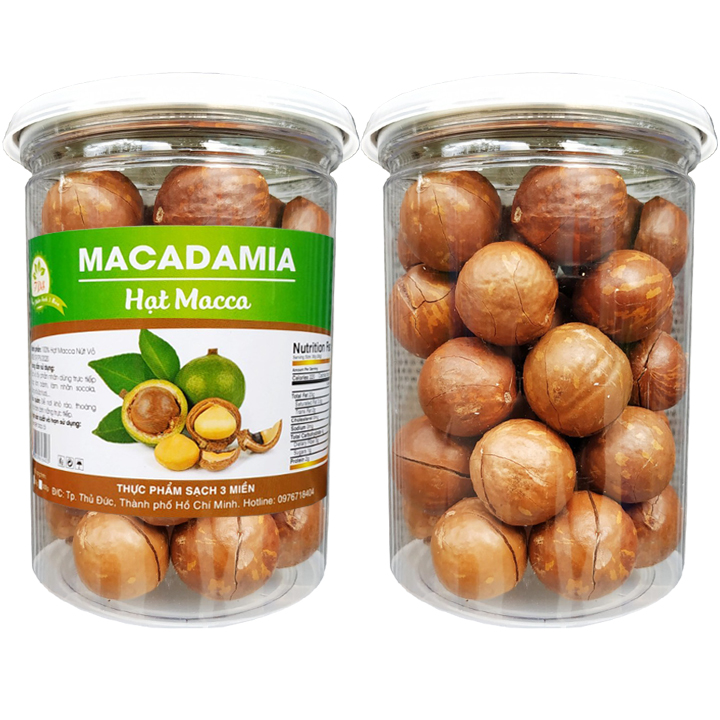 Hạt Macca Nứt Vỏ Cao Cấp Tốt Cho Sức Khỏe - Hũ 300g