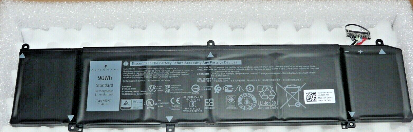 Pin XRGXX 6YV0V dành cho Laptop Battery for Dell G5 5590 G7 7590 7790 Alienware M15 M17 R1 hàng nhập khẩu