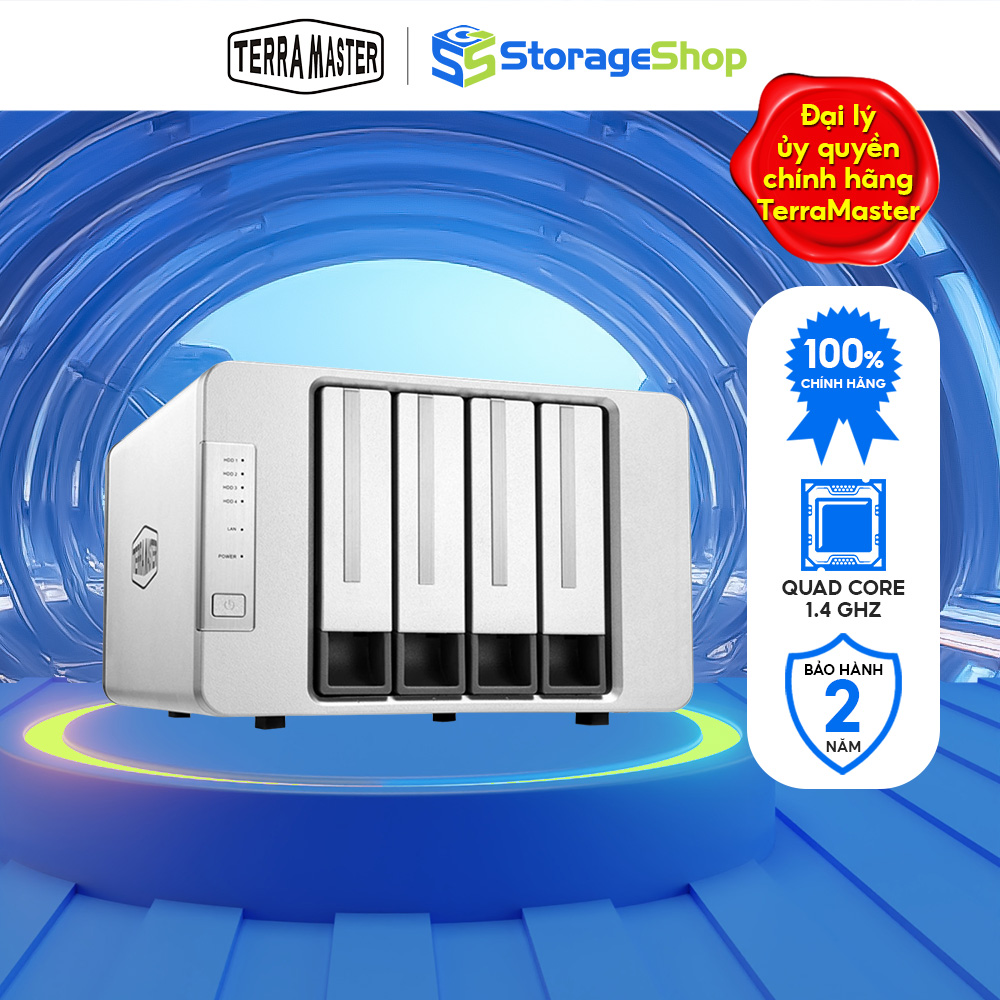 Ổ cứng mạng NAS Terra Master F4-210 Hàng chính hãng