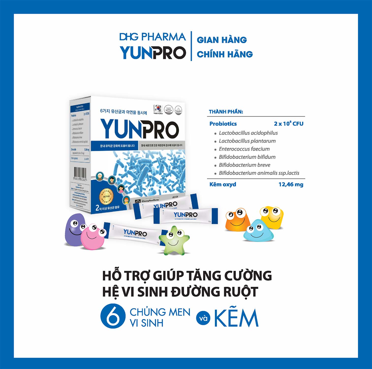 Combo TPCN Naturenz hỗ trợ hạ men gan và Men vi sinh bổ sung lợi khuẩn Yunpro