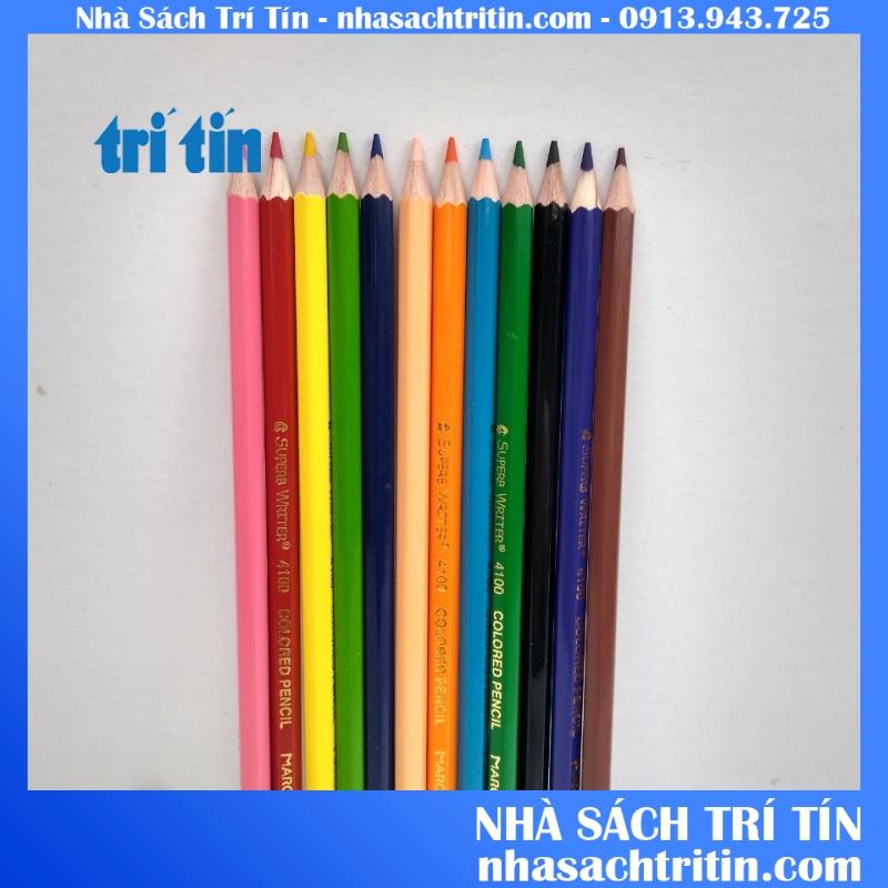 Bút Chì màu 4100 Marco Superb Writer ( 12 / 24 / 36 màu ) hộp giấy