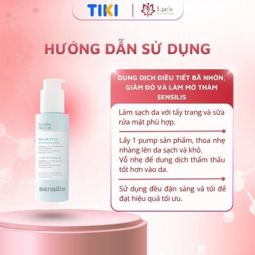 Dung Dịch Điều Tiết Bã Nhờn, Giảm Đỏ Và Làm Mờ Thâm - Sensilis Azelaic Peel 100ml