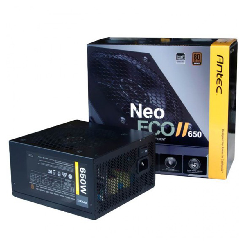 Nguồn máy tính Antec 650W NEO ECO II hàng chính hãng