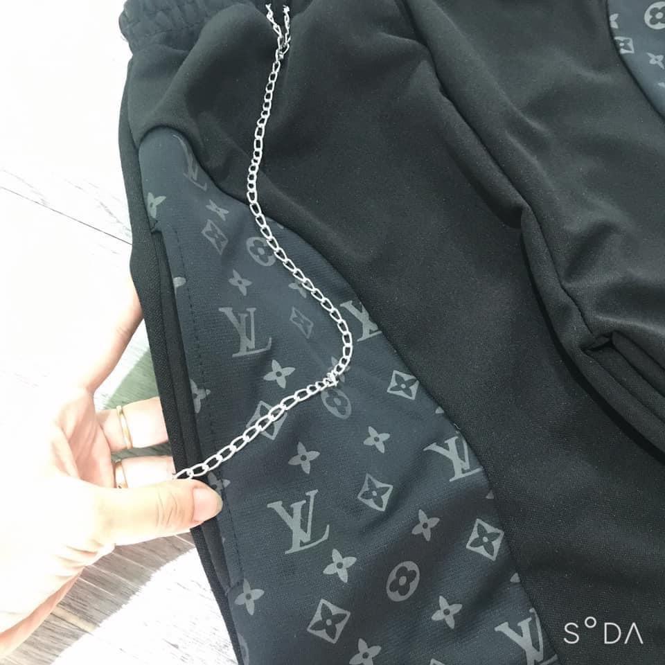 quần jogger hiphop kèm dây xích cá tính kèm ảnh thật phía sau coco land ulzzang
