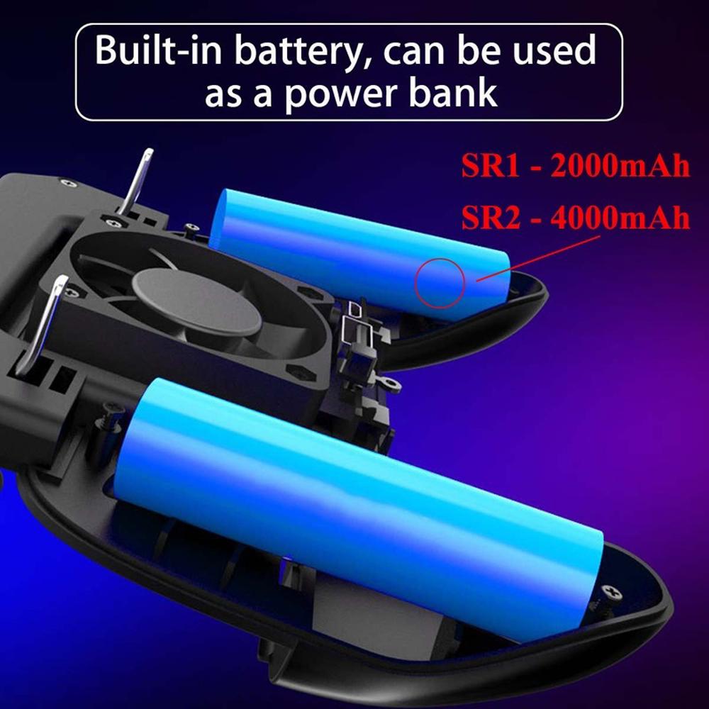 3 in 1 Mobile Gaming GamePad with Cooler Cooling Fan with Mobile Power Game Handle Mobile Games Controller Gamepads
