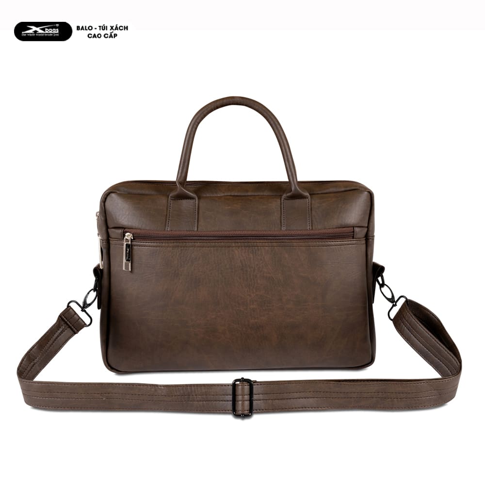 Cặp Công Sở Xbags Lavish Xb4301 Da Cao Cấp Màu Nâu, Chống Va Đập, Chống Nước, Sang Trọng Chuyên Nghiệp, Đựng Được Laptop 15 Inch!