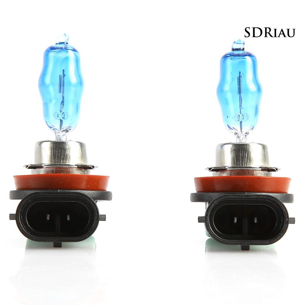 Set 2 Đèn Pha H11 12v 100w 6000k Siêu Sáng Dành Cho Ô Tô / Xe Tải