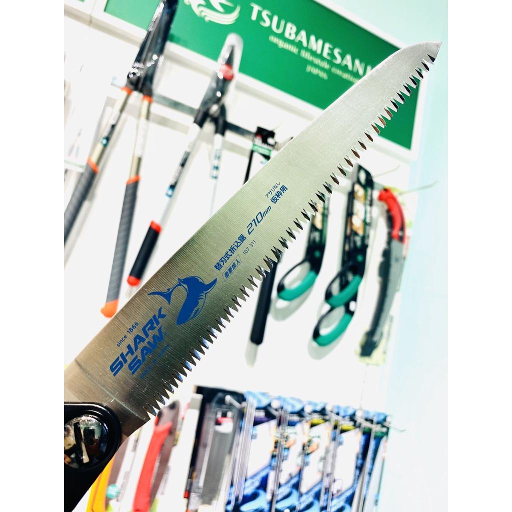 Cưa Cây Cầm Tay Lưỡi Thẳng Takagi Shark Saw Răng Thô 210mm - 240mm | Thép SK-85, Phủ Chống Gỉ, Có Lưỡi Cưa Thay Thế Dự Phòng