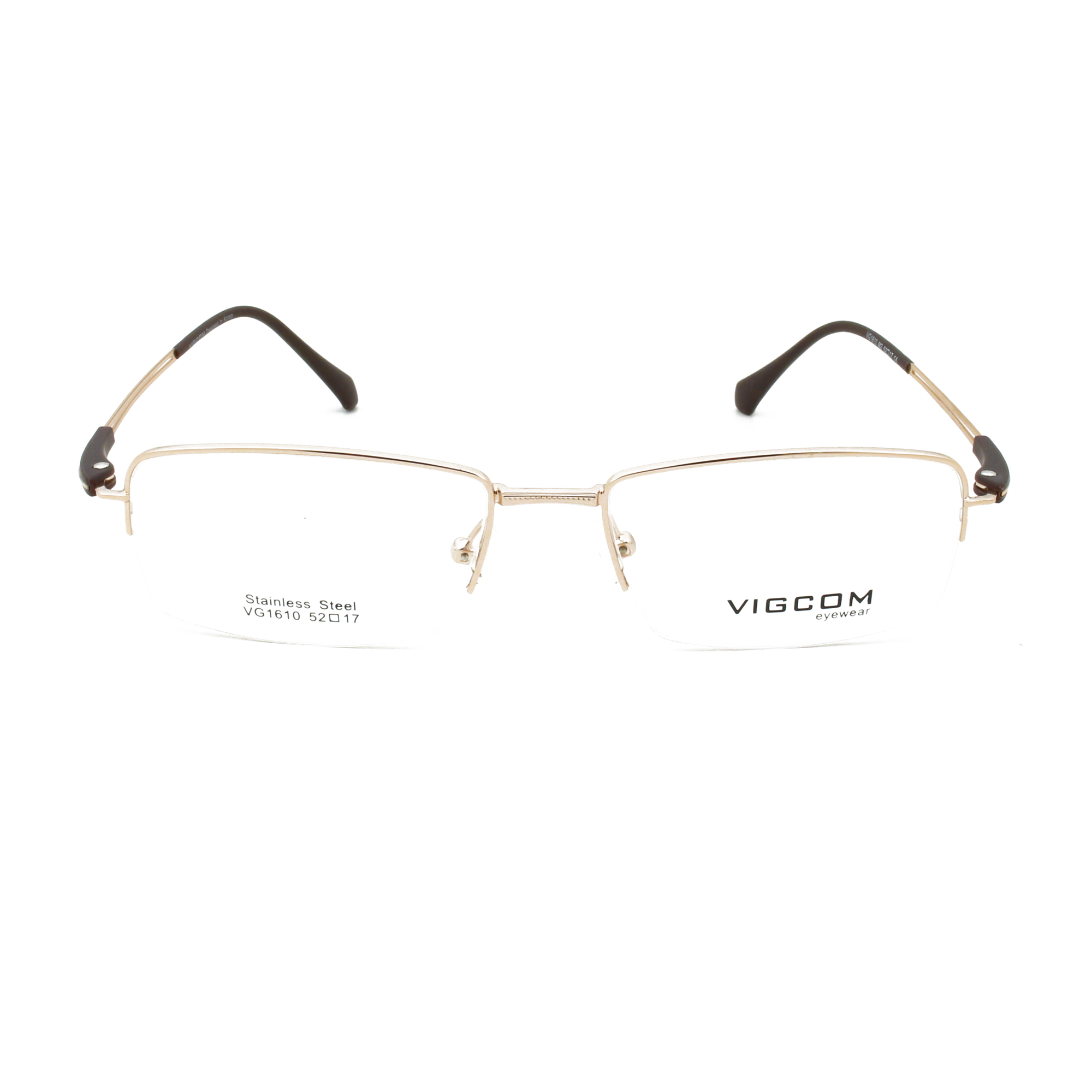 Gọng kính kim loại nam VIGCOM VG1610 thời trang (size 52/17/142)
