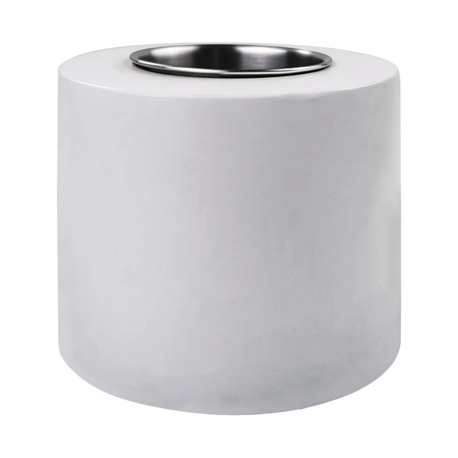 Tabletop Bio Ethanol Fireplace Bowls Concrete Burning Table Top Firepit Pits for Garden Parties