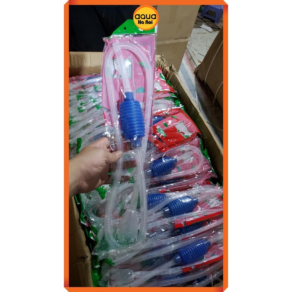 Bơm tay thay nước hồ cá thủy sinh - hút cặn đáy phân cá cảnh siêu tiện lợi - đầu ống bằng nhựa mềm linh hoạt