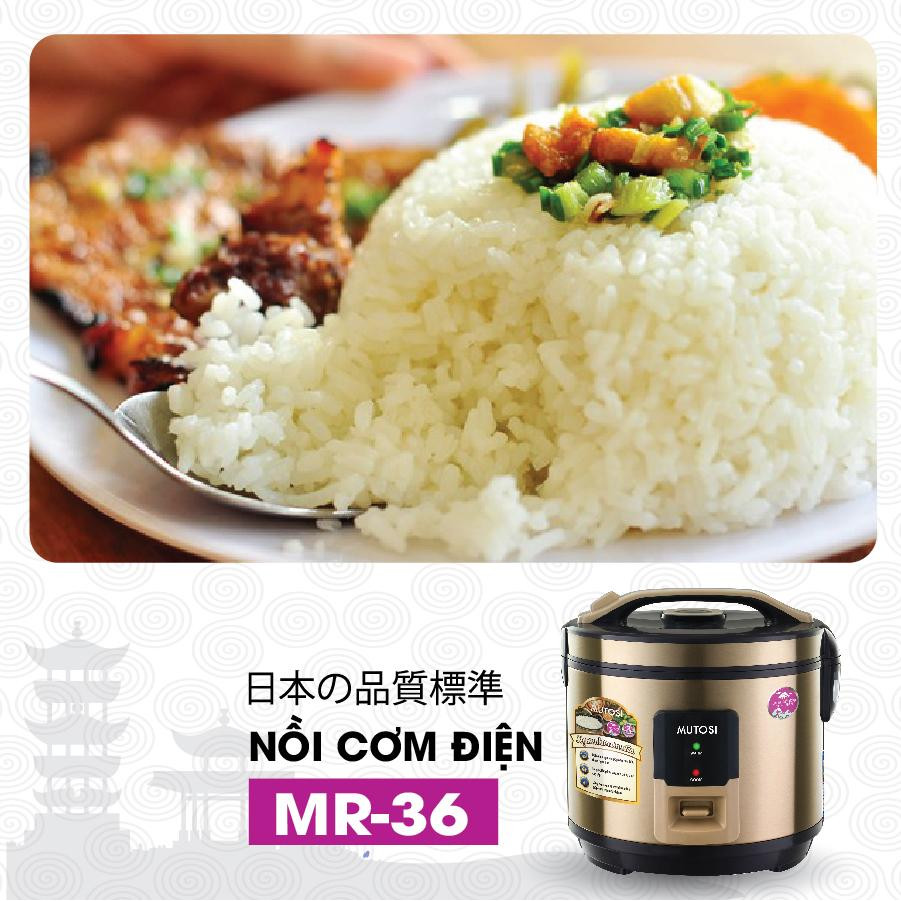 Nồi cơm điện Mutosi MR36 - Hàng chính hãng