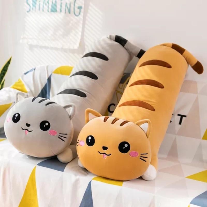 Gối ôm Mèo dáng dài cao cấp- Mèo bông