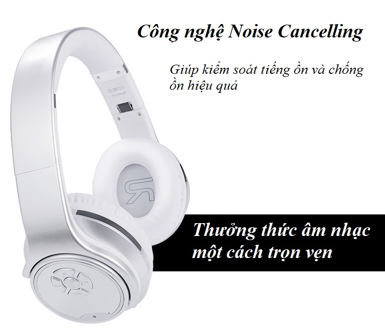 Tai Nghe Chụp Tai Bluetooth Kiêm Loa Di Động MH.1 Với 4 Chế Độ Nghe Nhạc Cực Đỉnh.