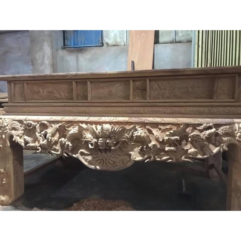Sập thờ gỗ gụ chân 16cm