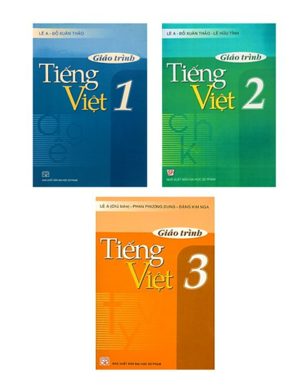 Sách - Combo Giáo trình Tiếng Việt (3 tập)